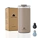 Groenenberg Thermobecher 470ml | Kaffeebecher to go 100% Auslaufsicher | Hält mind. 4 h warm | Coffee to go Becher aus recyceltem Edelstahl (earth)