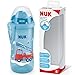 NUK First Choice+ Flexi Cup Trinklernflasche | ab 12 Monaten | auslaufsicher mit Trinkhalm | Clip und Schutzkappe | BPA-frei | 300 ml | Feuerwehrauto...