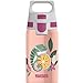 SIGG - Edelstahl Trinkflasche Kinder - Shield One Flora - Für Kohlensäurehaltige Getränke Geeignet - Auslaufsicher - Federleicht - BPA-frei - Rosa...