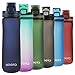 Opard Trinkflasche Sport 600ml - Wasserflasche aus Tritan BPA-Frei, auslaufsichere Sportflasche, Kunststoff Water Bottle mit Sieb - Mit 1 klick...