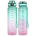 Sahara Sailor Trinkflasche, Sport Trinkflasche, [BPA-frei Tritan] 1L Auslaufsicher Sport Wasserflasche, Sportflasche für Fahrrad, Camping, Yoga, Gym....