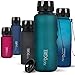 720°DGREE Trinkflasche 1,5 Liter “uberBottle“ softTouch +Sieb - BPA-Frei - XL Wasserflasche für Gym, Fitnessstudio, Workout, Fitness, Sport,...