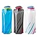 YoMaris Unisex Adult 700ML Faltbare Set von 3 mit CE, ROHS Zertifikate, Zusammenklappbare Flexible Wiederverwendbare Wasserflasche zum Wandern,...