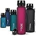 720°DGREE Trinkflasche 1l Sport “uberBottle“ softTouch +Sieb - BPA-Frei - Wasserflasche für Uni, Arbeit, Fitness, Fahrrad, Outdoor, Job -...