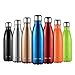 cmxing Doppelwandige Thermosflasche 500 mL & 750 mL mit Tasche BPA-Frei Edelstahl Trinkflasche Vakuum Isolierflasche Sportflasche für Outdoor-Sport...