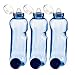 HDmirrorR Trinkflasche 3 x 1 L Wasserflasche Tritan BPA frei + 3 x Trinkdeckel Flip Top