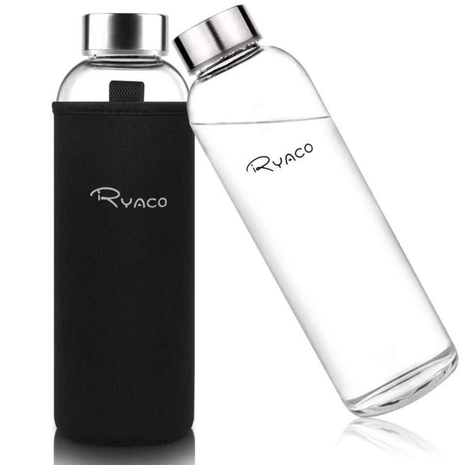 Ryaco-Glastrinkflasche